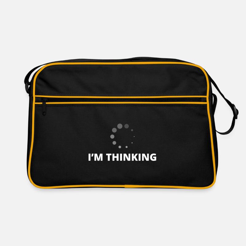 I'm Thinking Coder Software Developer Programmer N Retro Tasche