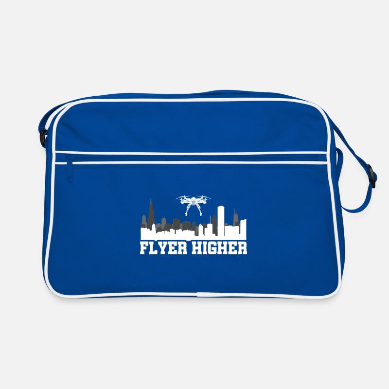 Flyer Higher Drone Flying Quadcopter Pilot RC Dron Retro Bag