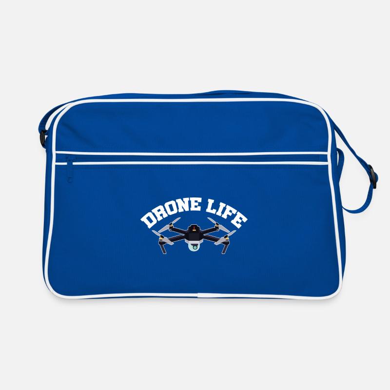 Drone Life Graphic Drone Flying Quadcopter Pilot R Retro Bag