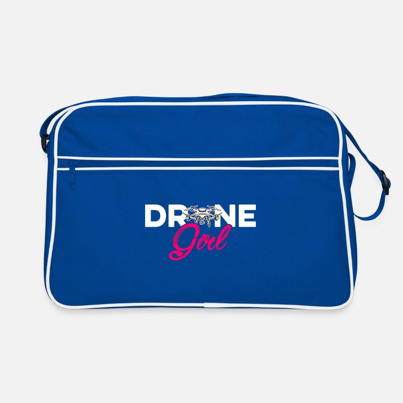 Drone Girl Graphic Drone Flying Quadcopter Pilot R Retro Bag