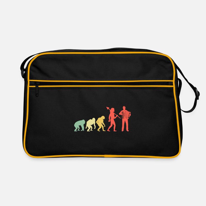 Evolution Accordéon Instrument Accordéoniste Musici Sac Retro