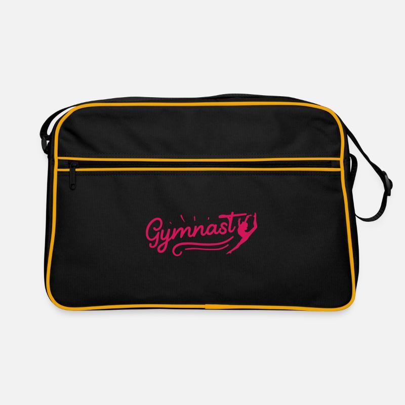 Retro Graphic Gymnast Gymnastics Acrobat Acrobatic Retro Tasche