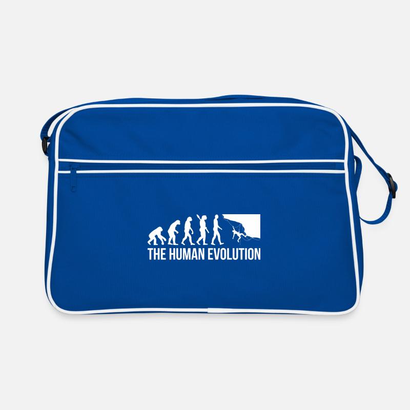 Evolution Graphic Climbing Climber Bouldering Boul Retro Tasche