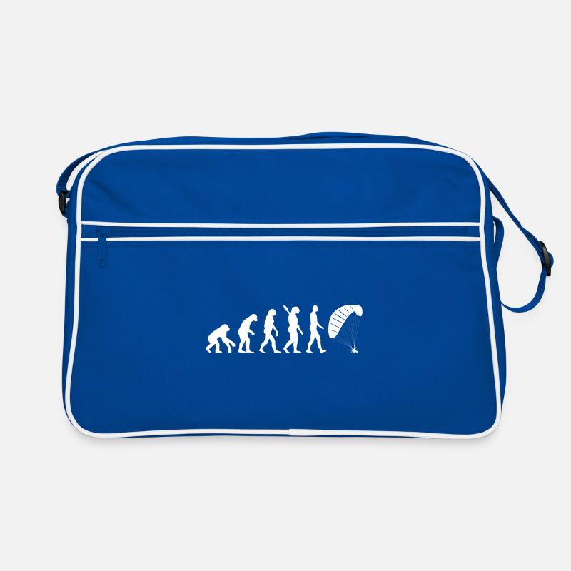 Evolution Graphic Paragliding Paraglider Skydiver Retro Tasche
