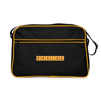 Fencing Periodic Table Of Elements Sword Epee - Retro Bag - black/gold - Front