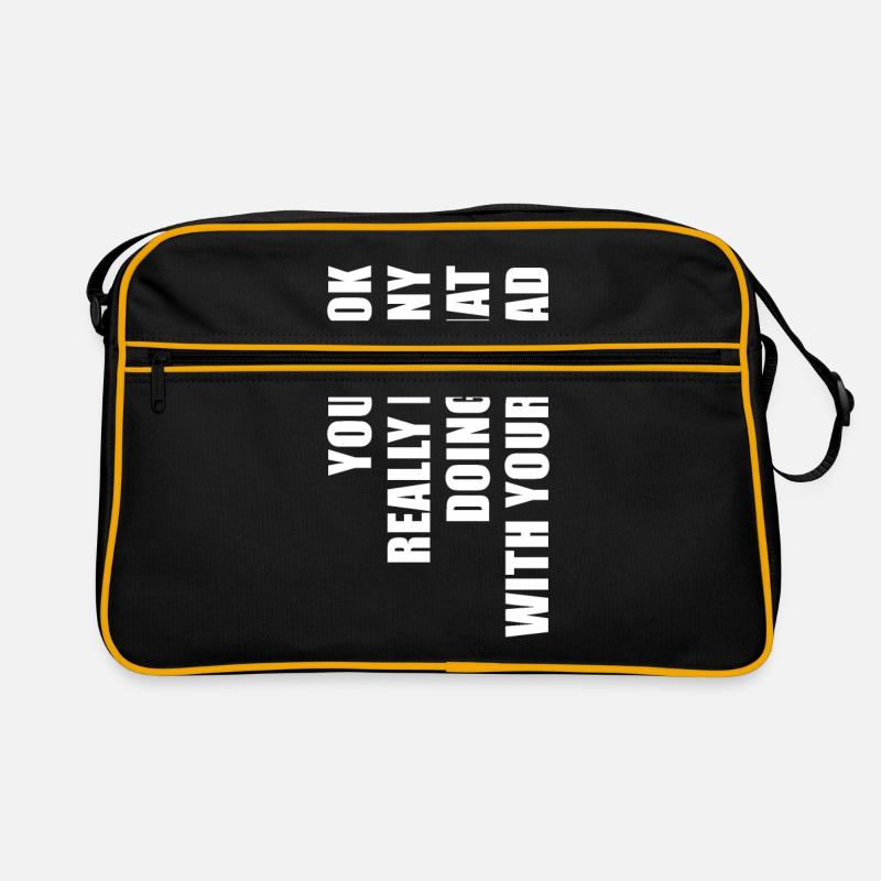 Twisted phrase Retro Bag