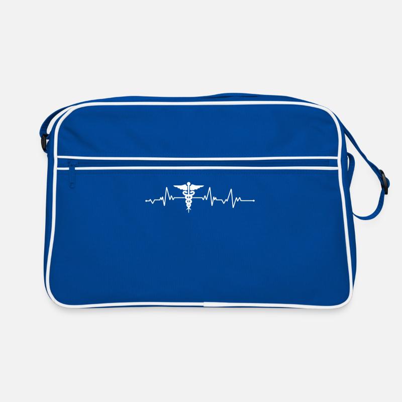 Krankenschwester - Frequenz - Krankenhaus - Helfer Retro Tasche