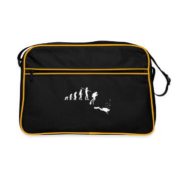 62 Plongée sous-marine Sous l’eau Hobby - Sac Retro - noir/or - Devant
