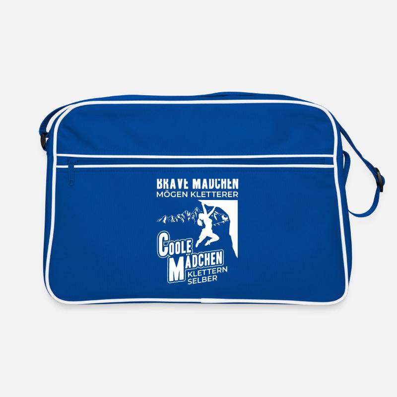 Lustiges Kletterer Geschenk Coole Mädchen Klettern Retro Tasche