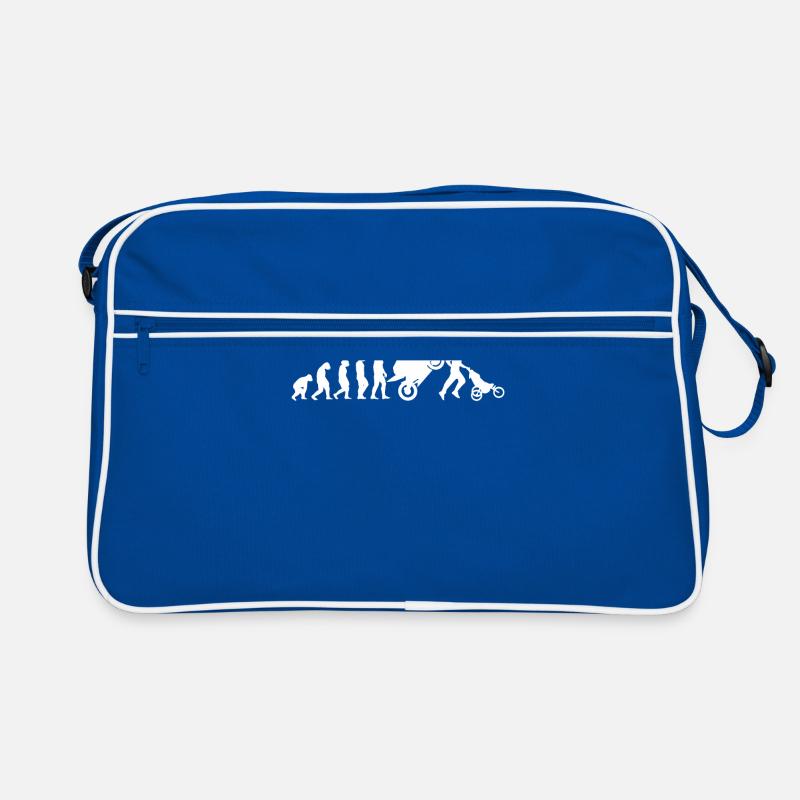 Motorradfahrer Evolution Papa Motorrad Jogger Retro Tasche