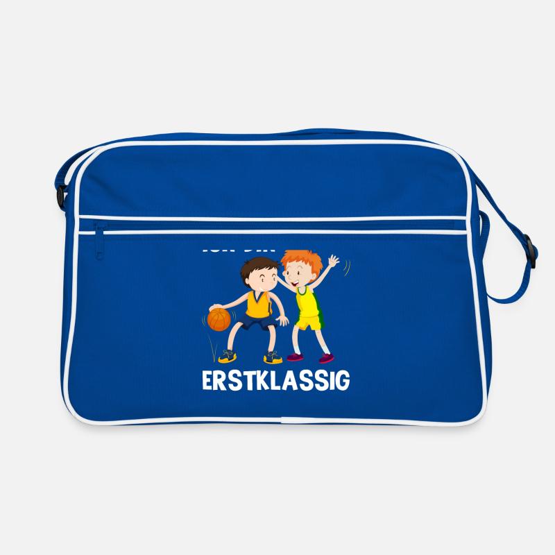 Schulanfang Ich Bin Erstklassig Einschulung Erste Retro Tasche