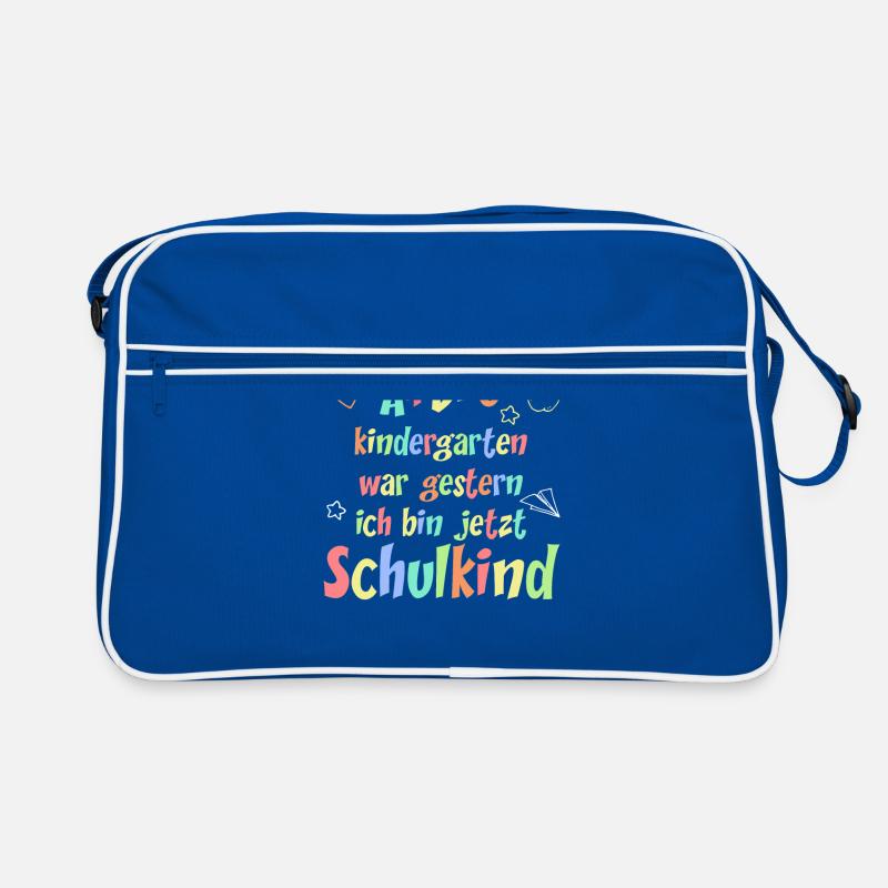Einschulung Kindergarten War Gestern Ich Bin Schul Retro Tasche