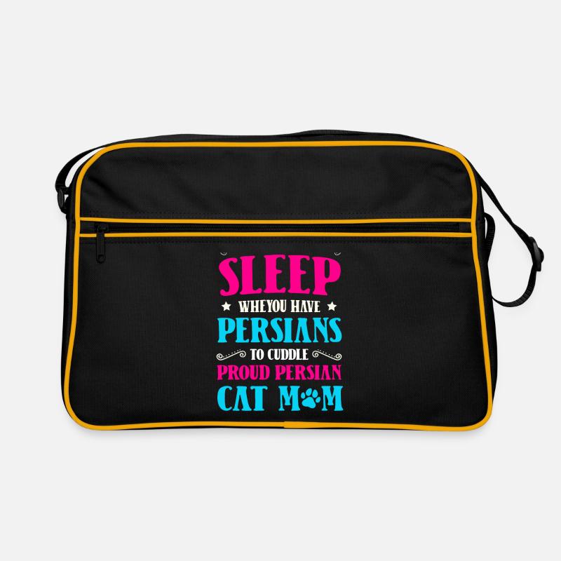 Chat persan Chat Amoureux Propriétaire de chat Persan Longhair C Sac Retro