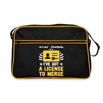 Driving License Passed New Driver Permit Driving S - Retro Bag - black/gold - Front
