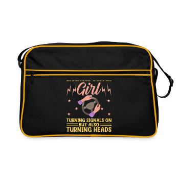 Driving License Passed New Driver Permit Driving S - Retro Bag - black/gold - Front