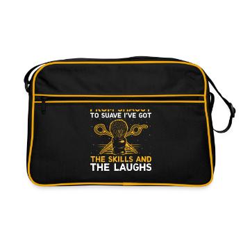 Coiffeur Coiffeur Coiffeur Coiffure Coiffure - Sac Retro - noir/or - Devant