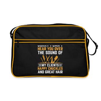Coiffeur Coiffeur Coiffeur Coiffure Coiffure - Sac Retro - noir/or - Devant