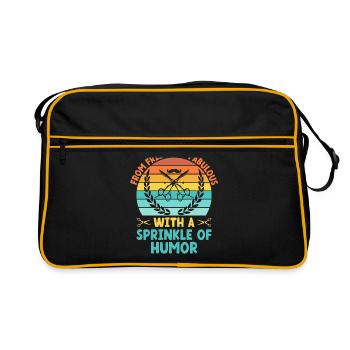 Coiffeur Coiffeur Coiffeur Coiffure Coiffure - Sac Retro - noir/or - Devant