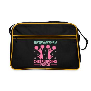 Cheerleading Coach Cheer Coach Cheerleader Cheer T - Sac Retro - noir/or - Devant