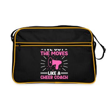 Cheerleading Coach Cheer Coach Cheerleader Cheer T - Sac Retro - noir/or - Devant