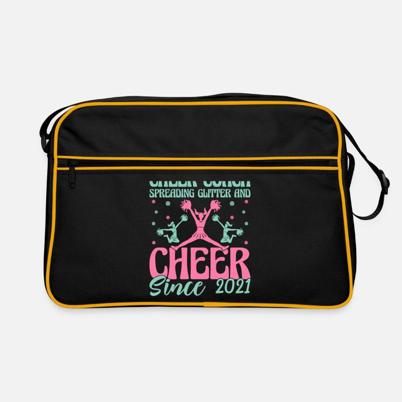 Cheerleading Coach Cheer Coach Cheerleader Cheer T Retro Tasche