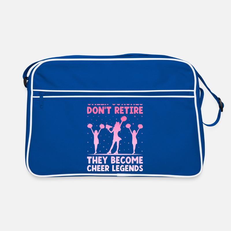 Cheerleading Coach Cheer Coach Cheerleader Cheer T Retro Tasche