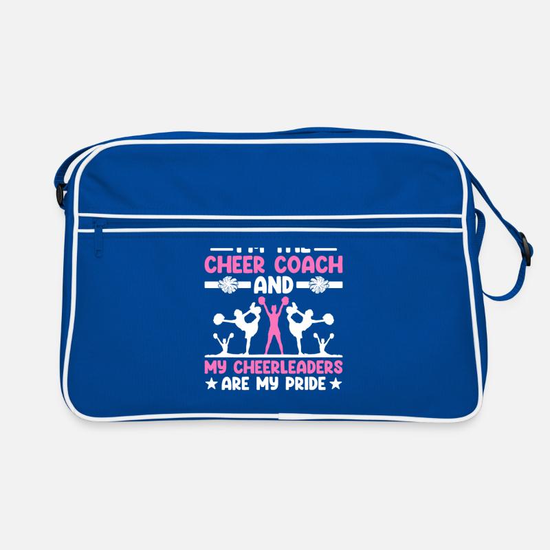 Cheerleading Coach Cheer Coach Cheerleader Cheer T Retro Tasche