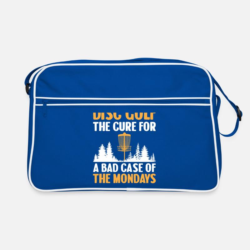 Disc Golf Player Disc Golfer Frisbee Player Par Pu Retro Tasche