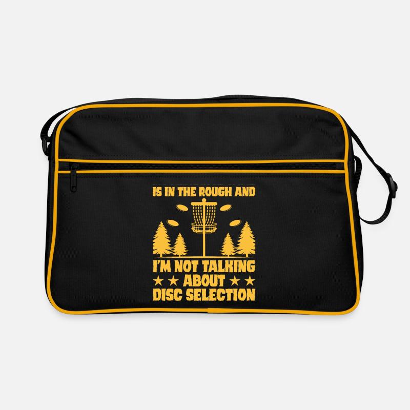 Disc Golf Player Disc Golfer Frisbee Player Par Pu Retro Tasche