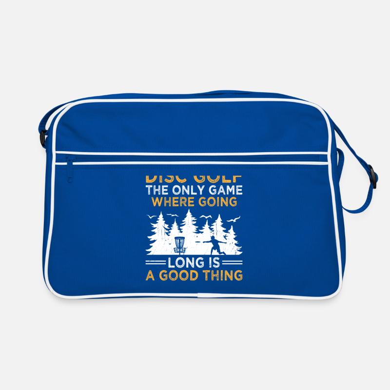 Disc Golf Player Disc Golfer Frisbee Player Par Pu Retro Tasche
