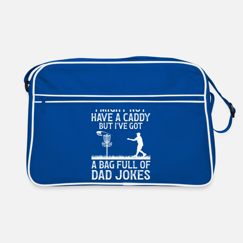 Disc Golf Player Disc Golfer Frisbee Player Par Pu Retro Tasche