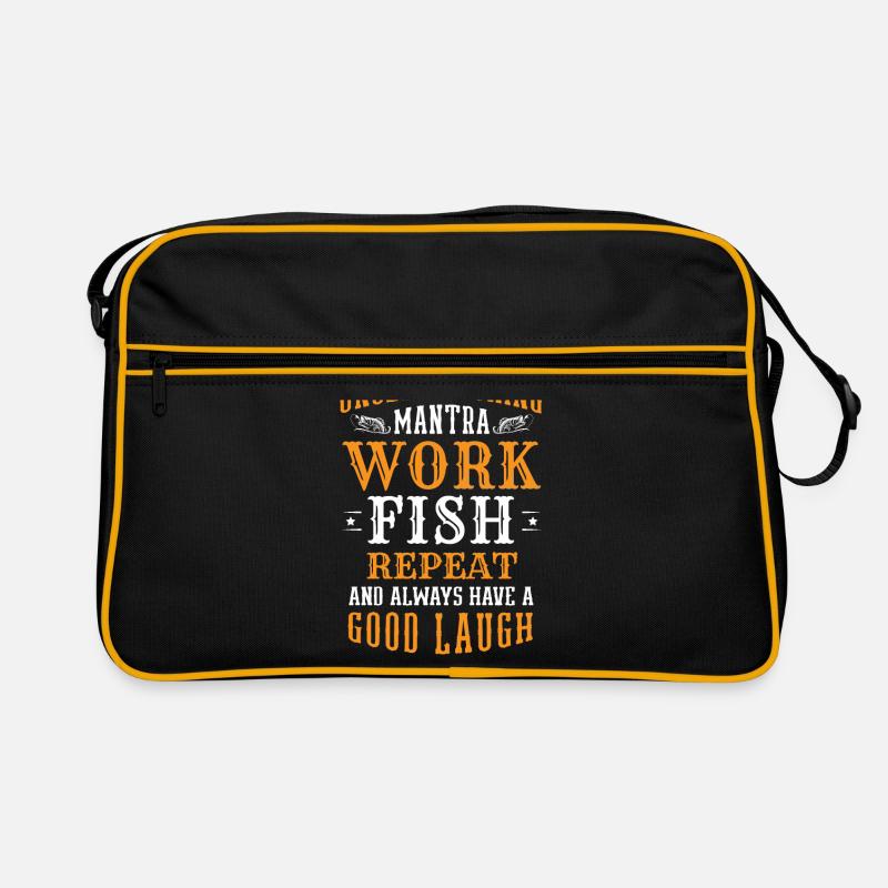 Pêche Oncle Pêcheur Oncles Drôle Poisson Parfait Sac Retro