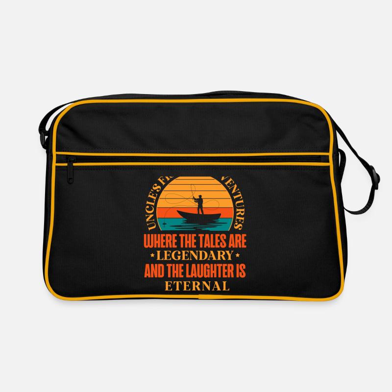 Pêche Oncle Pêcheur Oncles Drôle Poisson Parfait Sac Retro