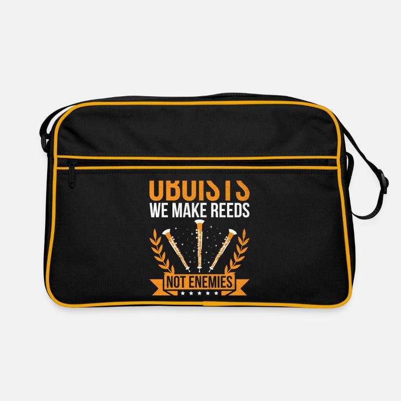 Oboe Player Oboe Basoonist Marching Band Instrumen Retro Bag