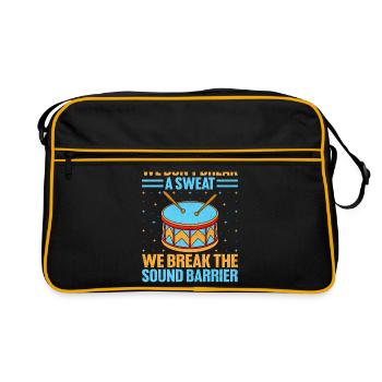 Drum Corps Marching Band Drum Corp Music Percussio - Retro Tasche - Schwarz/Gold - Vorne