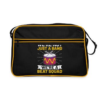 Drum Corps Marching Band Drum Corp Music Percussio - Retro Tasche - Schwarz/Gold - Vorne