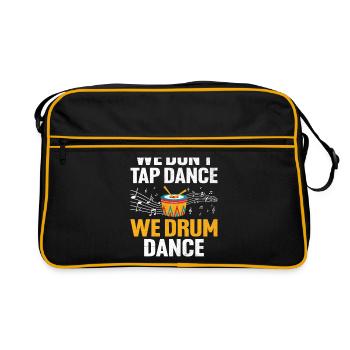 Drum Corps Marching Band Drum Corp Music Percussio - Retro Tasche - Schwarz/Gold - Vorne