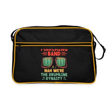 Drum Corps Marching Band Drum Corp Music Percussio - Retro Tasche - Schwarz/Gold - Vorne