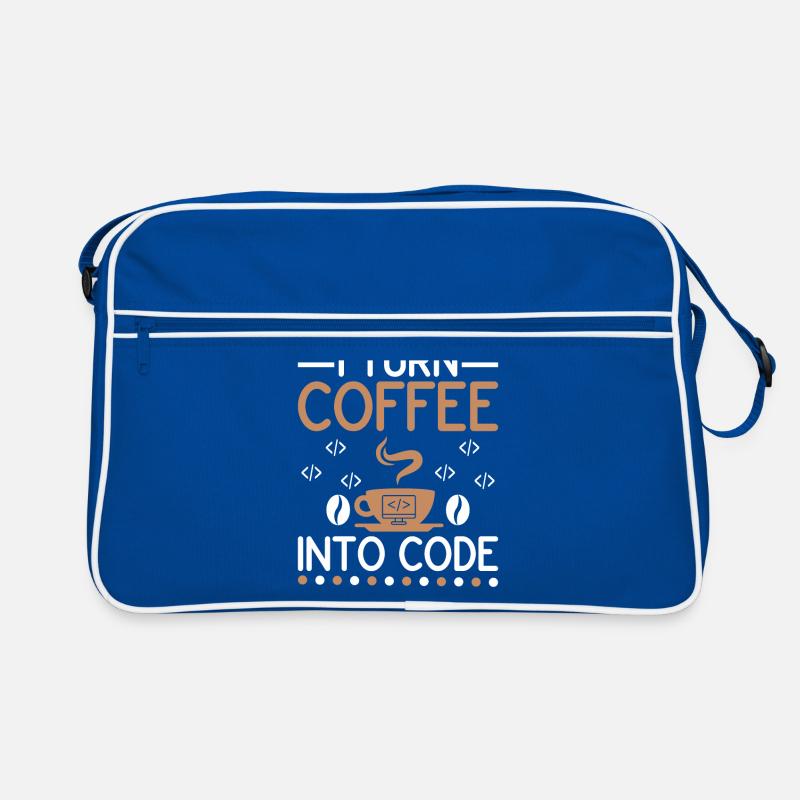 Café Codage Programmeur Codeur Développeur Nerd Coff Sac Retro