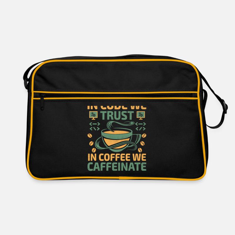 Café Codage Programmeur Codeur Développeur Nerd Coff Sac Retro