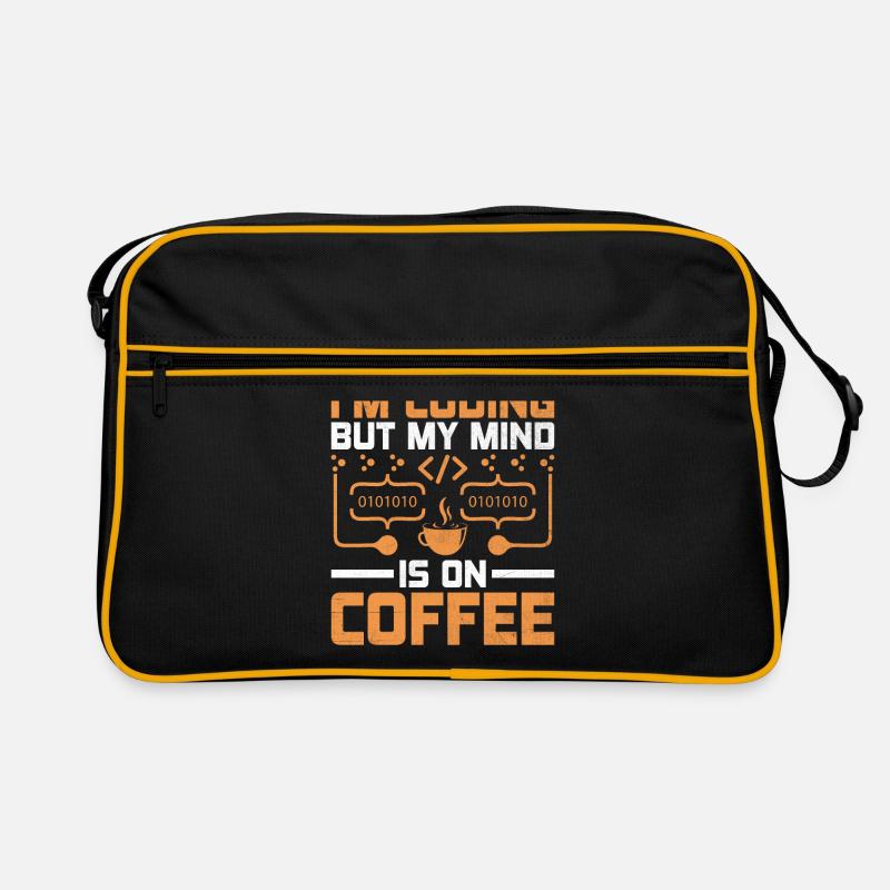 Café Codage Programmeur Codeur Développeur Nerd Coff Sac Retro