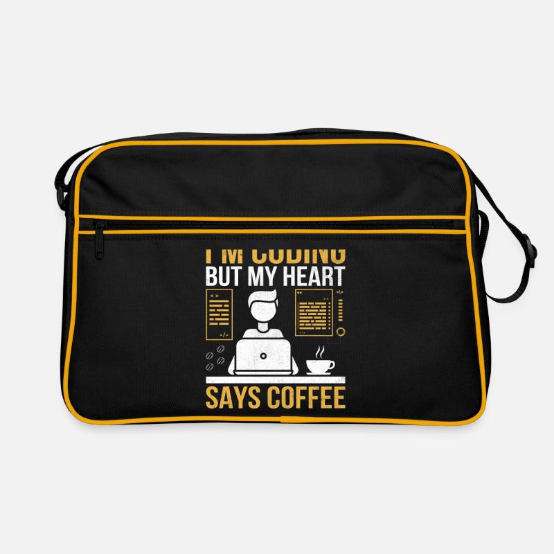 Café Codage Programmeur Codeur Développeur Nerd Coff Sac Retro