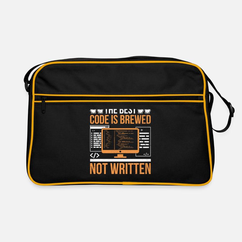 Café Codage Programmeur Codeur Développeur Nerd Coff Sac Retro