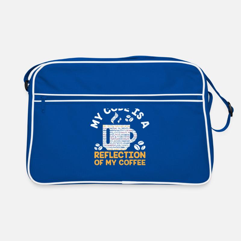 Kaffee-Codierung Programmierer Programmierer Entwickler Nerd Coff Retro Tasche