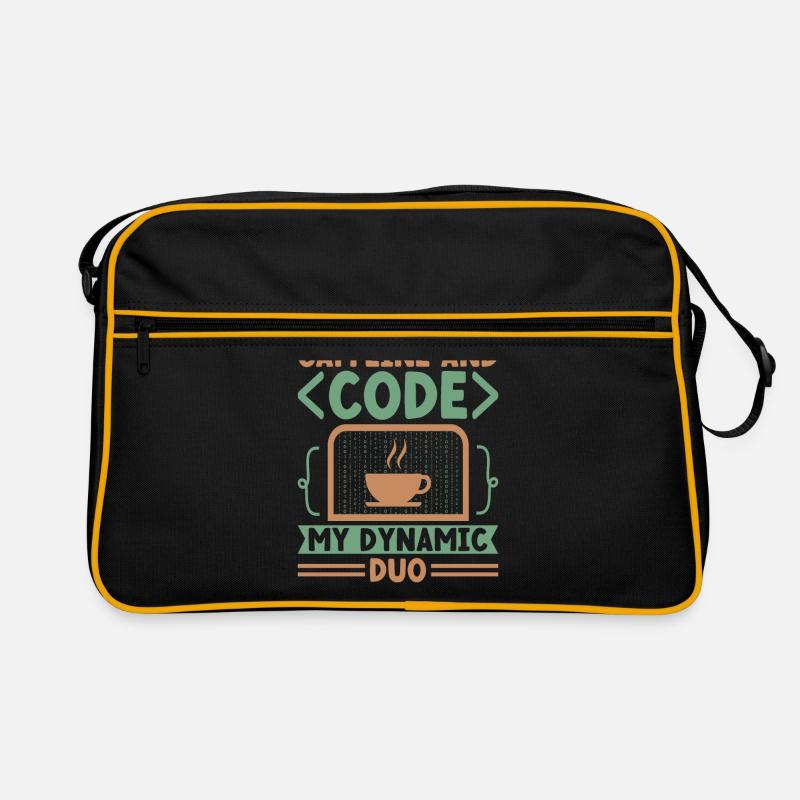 Café Codage Programmeur Codeur Développeur Nerd Coff Sac Retro