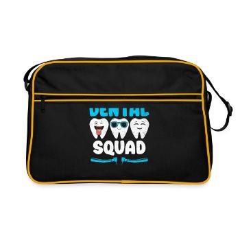 Dentiste Dentiste Dentiste - Sac Retro - noir/or - Devant