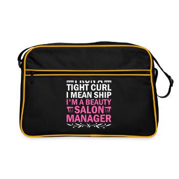 SPA Manager Job Wellness Funny SPA Management Sayi - Retro Bag - black/gold - Front