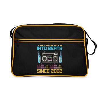 Chiptune Music Lover Groove to the Bleeps and Bloo - Retro Bag - black/gold - Front