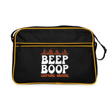 Chiptune Music Lover Groove to the Bleeps and Bloo - Retro Bag - black/gold - Front