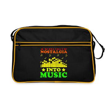 Chiptune Music Lover Groove to the Bleeps and Bloo - Retro Bag - black/gold - Front